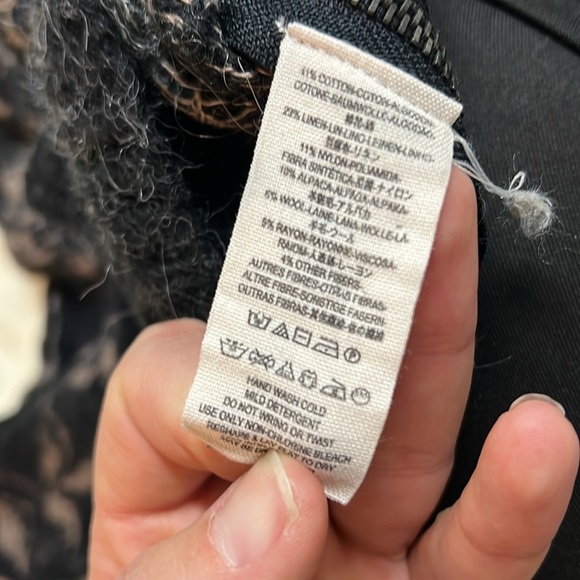 Free People black:tan sweater - Picture 5 of 5